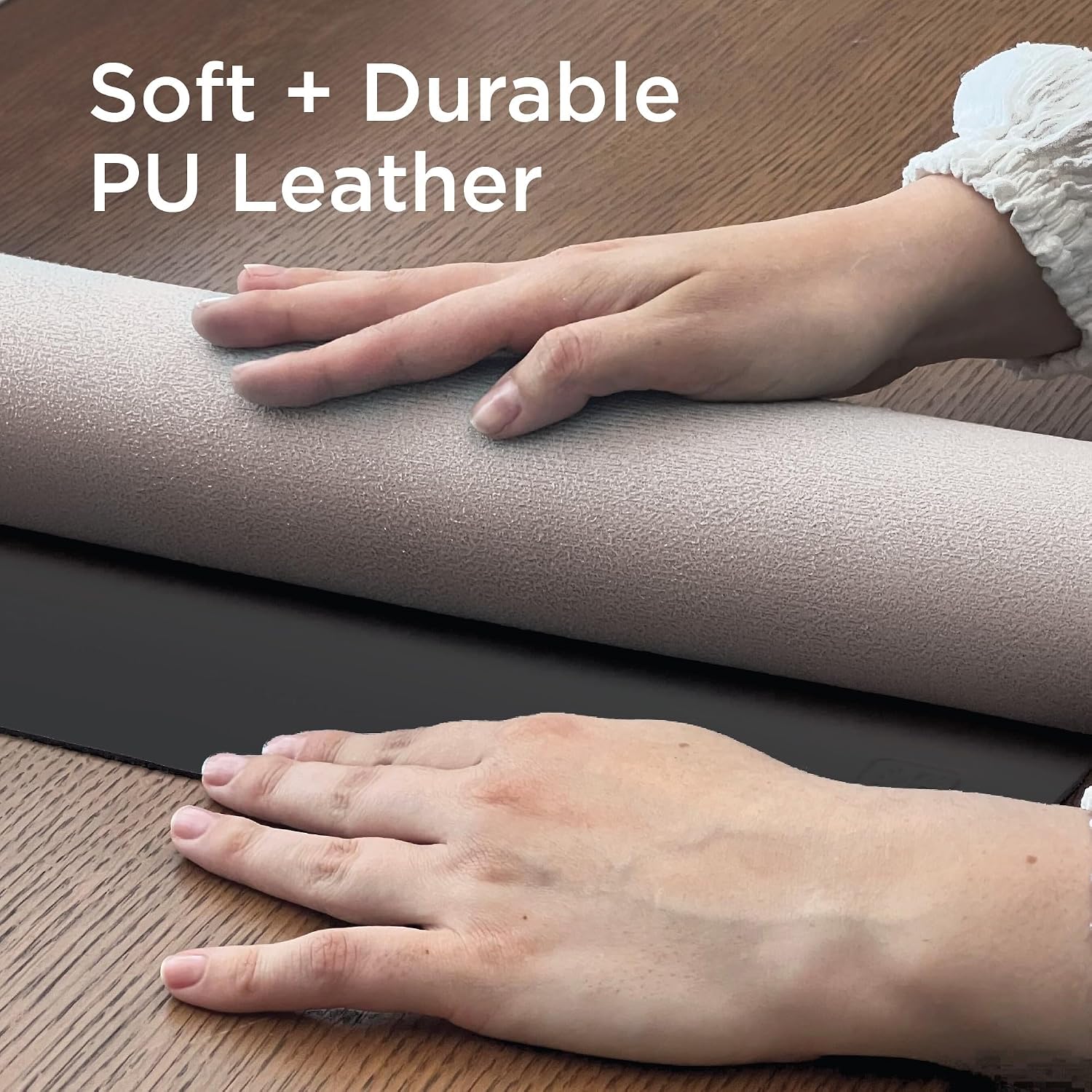 Faux Leather Desk Mat for Keyb - Gaming Accessories For Desk ulasan dan harga