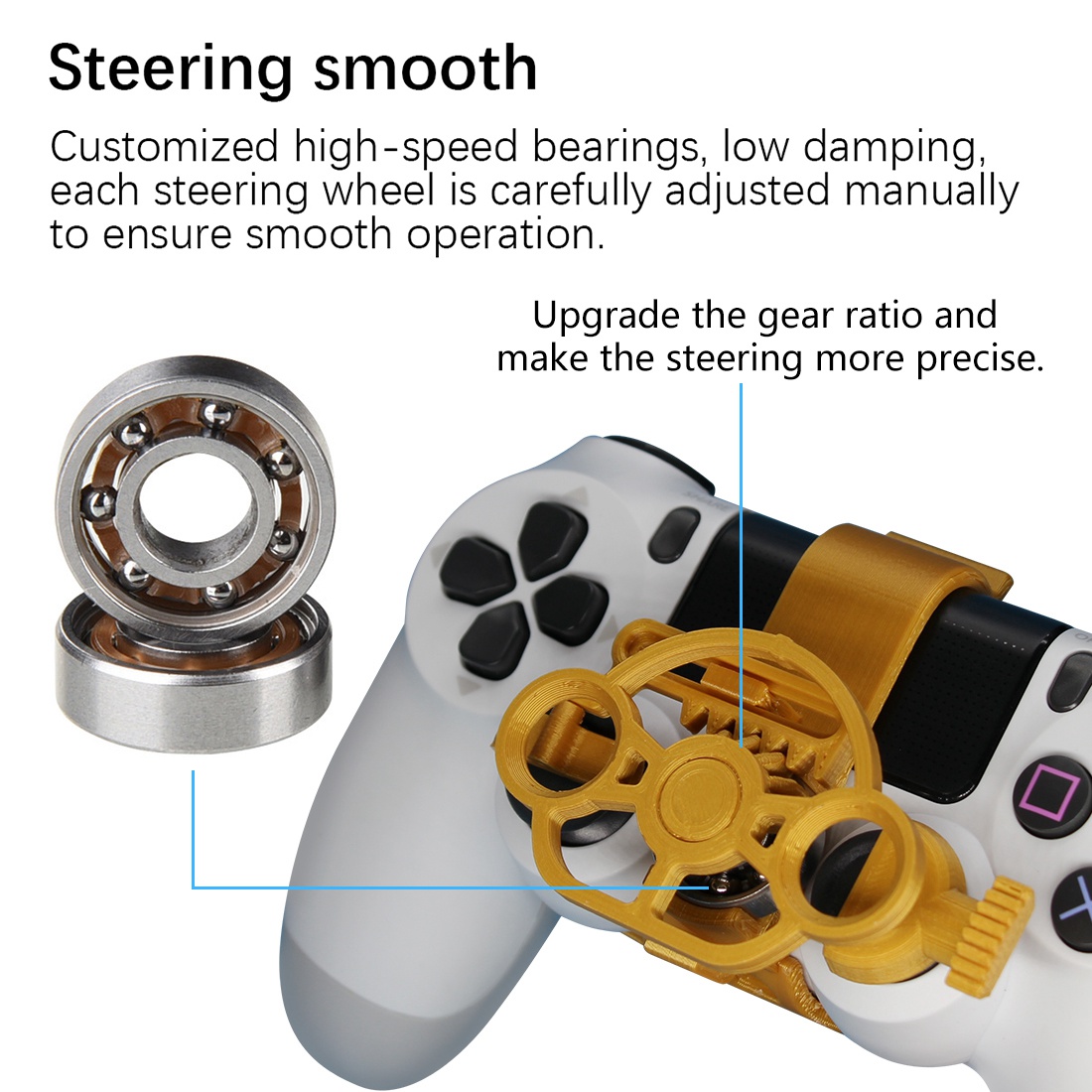 Gaming Racing Wheel Mini Steer - Gaming Accessories To 3D Print ulasan dan harga