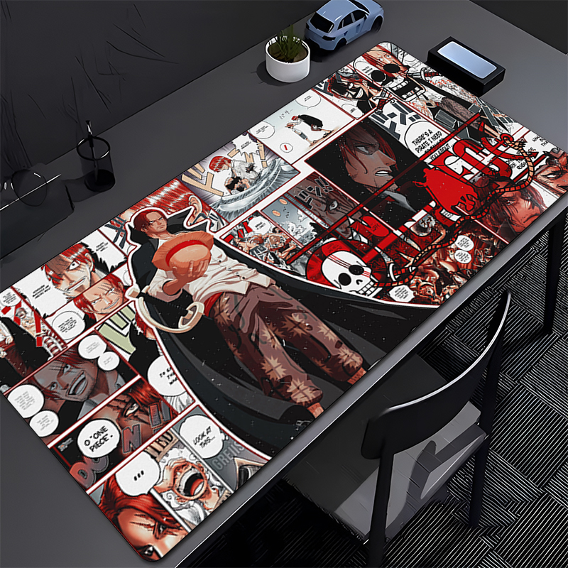 Hot Mouse Pad one piece Shanks - Gaming Accessories For Desk ulasan dan harga