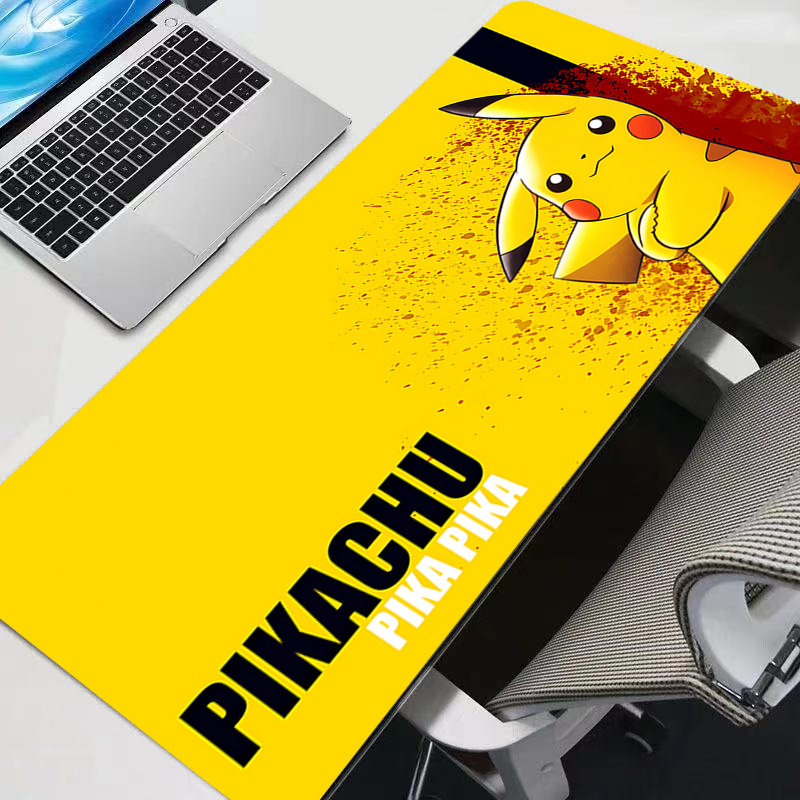 Mouse Pad Large P-Pikachu Rubb - Gaming Accessories For Desk ulasan dan harga