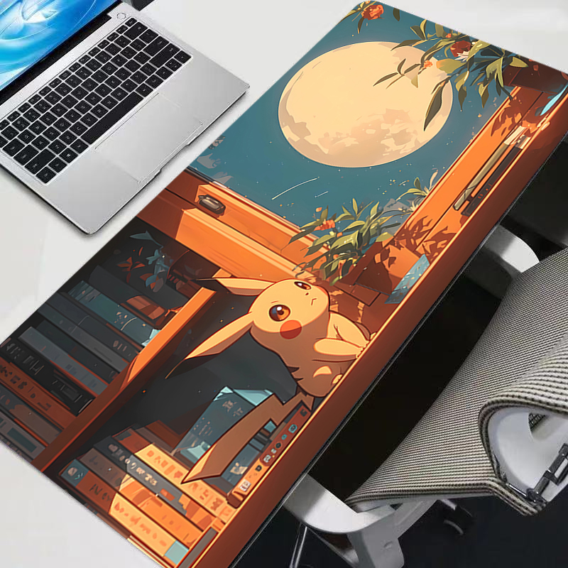 Mouse Pad Large P-Pikachu Rubb - Gaming Accessories For Desk ulasan dan harga