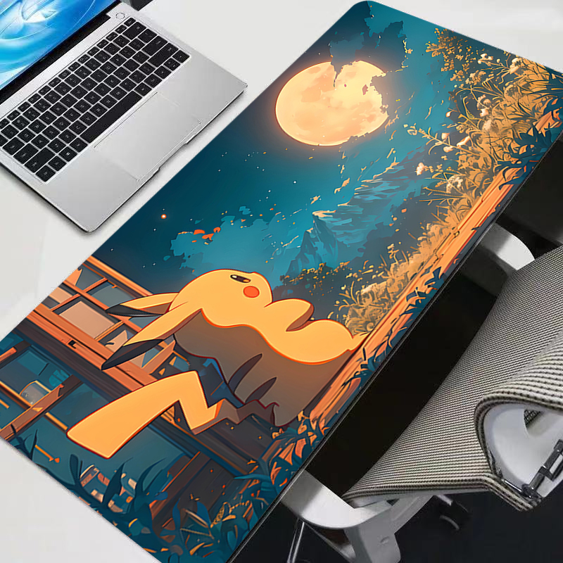 Mouse Pad Large P-Pikachu Rubb - Gaming Accessories For Desk ulasan dan harga