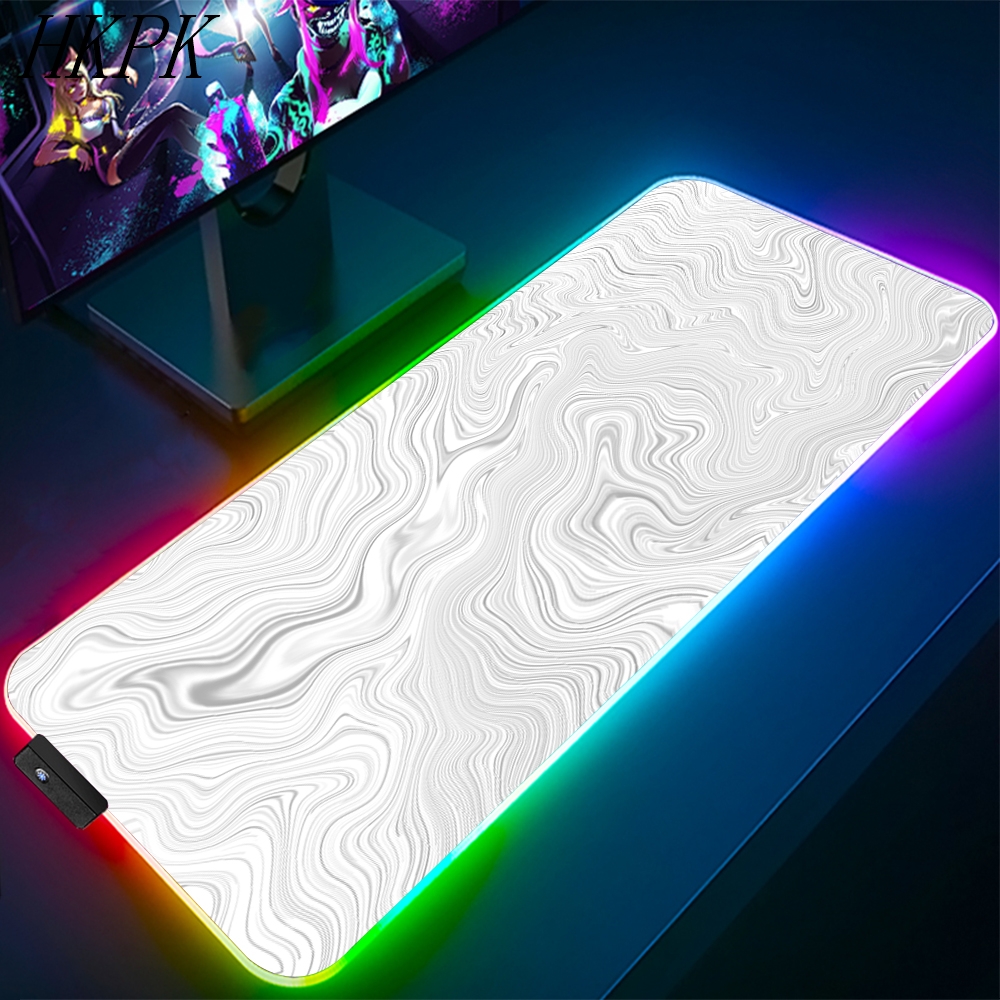 90x40cm Black And White Line R - Gaming Accessories On Sale ulasan dan harga